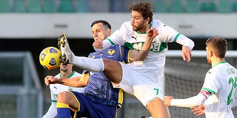 Manuel Locatelli signed plenty of autographs and posed for photos with supporters. (Photo | AP)
