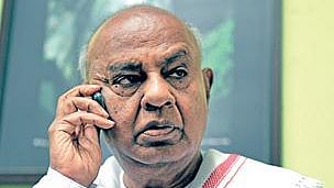 JDS supremo HD Deve Gowda