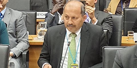 Pakistani ambassador to Afghanistan Mansoor Ahmad Khan (Photo| Twitter/ @CND_tweets)