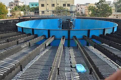 A sewage treatment plant in Hyderabad. (Photo | Express)