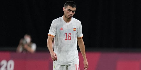 Spain and Barcelona's Pedri (Photo | AP)