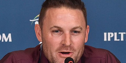 Trinbago Knight Riders head coach Brendon McCullum (Photo | PTI)