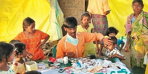 Hariprasad Yadav extending his help in Anantapur | Express