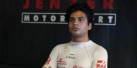 Mercedes-AMG driver Arjun Maini (Photo | MotorSport Twitter)