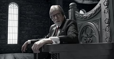 Amitabh Bachchan in the 'Chehre' title track (Photo | YouTube Screengrab)