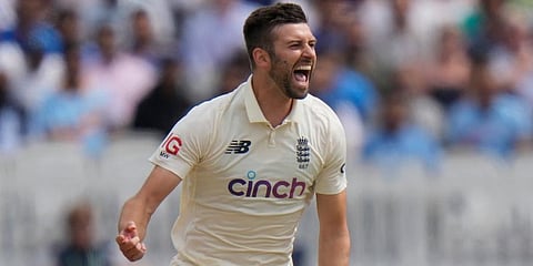 England pacer Mark Wood (Photo | AP)