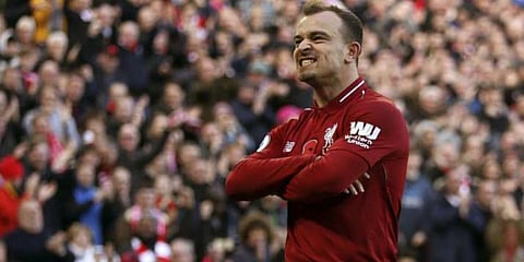 Xherdan Shaqiri joined Liverpool from Stoke City in the summer of 2018. (Photo | AP)
