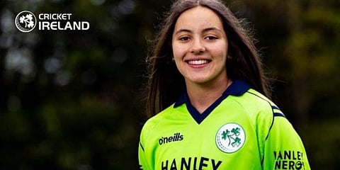 Amy Hunter has been called up to the Ireland women's squad. (Photo | Cricket Ireland Facebook)