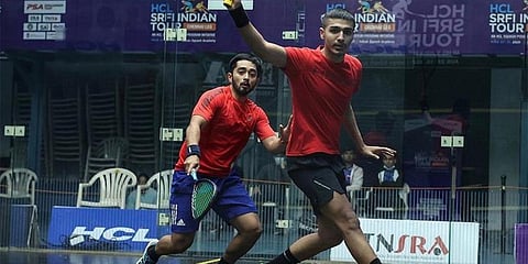 Abhay Singh and Abhishek Pradhan (Photo| Twitter)