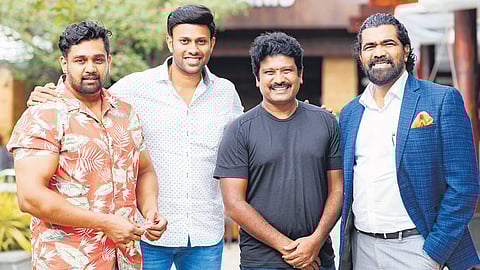 Dhruva Sarja, Suprith, Prem and Nisha Venkat Konanki