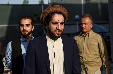 The leader of a resistance movement Ahmad Massoud (C), the son of legendary Afghan rebel commander Ahmad Shah Massoud. (File photo | AFP)