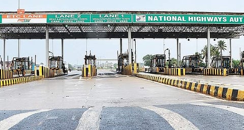 Representative picture of a toll booth