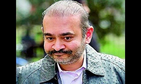 Fugitive diamantaire Nirav Modi (picture) and his uncle Mehul Choksi are are accused of committing a Rs 14,000 crore scam by obtaining credit facilities fraudulently from the PNB (Photo |Twitter)