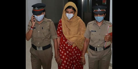 Thaiba, who was arrested by Excise Crime Branch on Saturday