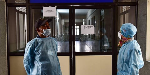 The patient’s family alleges that three Remdesivir vials were sold off by the hospital authorities. (File photo| Vinay Madapu, EPS)