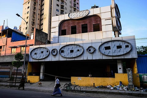 A closed Adyar Anand Bhavan branch in the city. (Photo | Debadatta Mallick, EPS)
