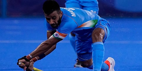Indian men's hockey team captain Manpreet Singh (Photo | AP)