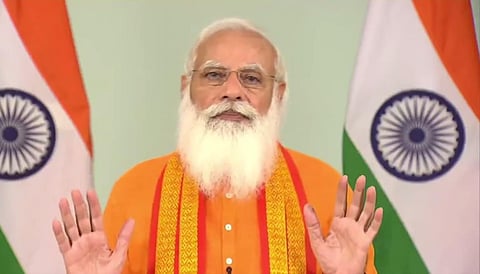 PM Narendra Modi said two years ago on this day the first big step towards a new Jammu and Kashmir was taken. (File Photo | Twitter)