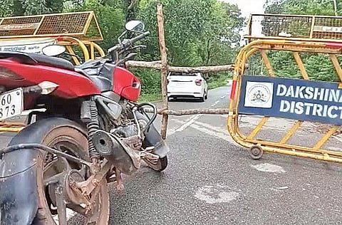 Police have fenced off many wards in Enmakaje and Delampady panchayats that can be accessed only by entering Karnataka