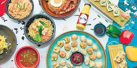 The wide array of Chinese and Japanese dishes by Bento by En. (Photo| EPS)