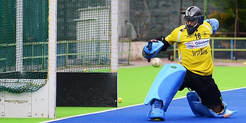 A hockey training session under way at SAI Bengaluru. (File photo| EPS)