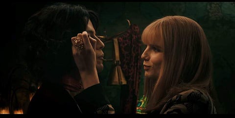 Lucy Boynton with Rami Malek in 'Bohemian Rhapsody'. (Photo | YouTube screengrab)