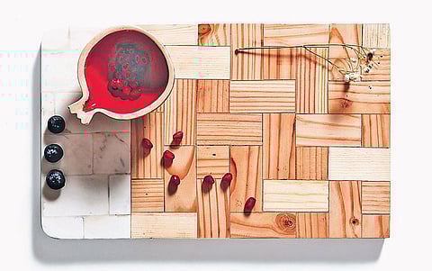 More than 60 skilled artisans use varied traditional craft techniques from across the world at Orvi