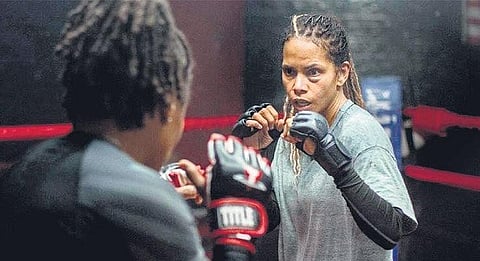 The film is a sports drama set in the world of Mixed Martial Arts and also stars Berry as a fighter