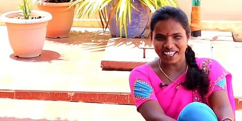 Naga Lakshmi in one of her Vlogs (Photo | YouTube screengrab)
