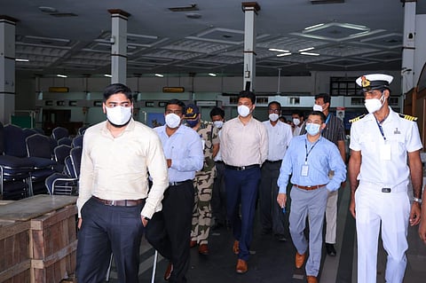 Joint inspection at Cochin International Airport underway. (Photo | Express)