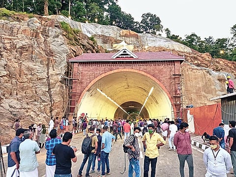 The Kuthiran tunnel when it was opened recently
