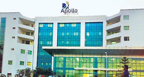 Representational image of Apollo Hospital.