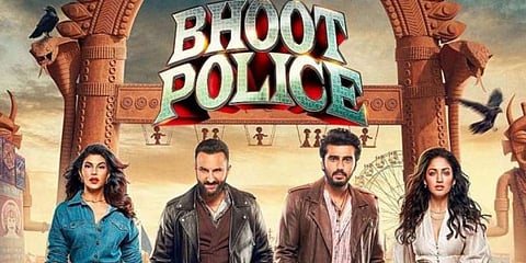 A still from 'Bhoot Police'.