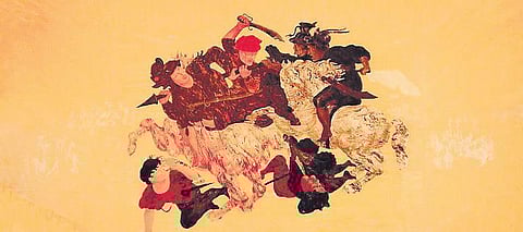 Beyond Borders: The Fossilized Passions of da Vinci, inspired by the Italian artist.