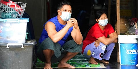 Image of Myanmar migrant workers used for representation. (Photo | AP)