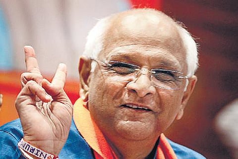 Soon to be sworn-in as Gujarat CM Bhupendra Patel.