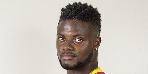 Guyana Amazon Warriors all-rounder Romario Shepherd (Photo | AFP)