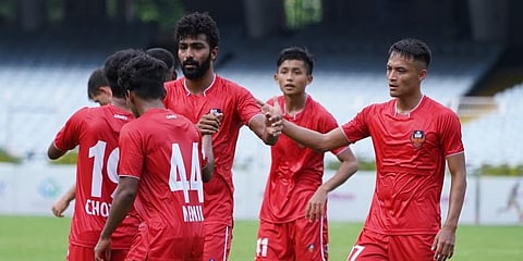 FC Goa became the third team to enter the quarterfinals of the 130th Durand Cup football. (Photo @FCGoaOfficial)