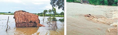 Flood-like situations in Odisha. (Photo | Express)