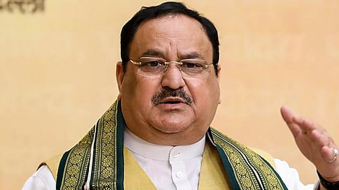 BJP president and Union Health minister JP Nadda.