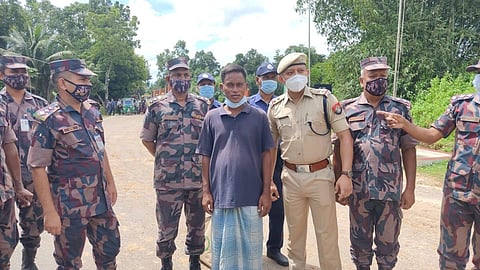 Mukul, who is a father of three, was handed over to the BSF in Tripura on Monday. (Photo | Special arrangement)