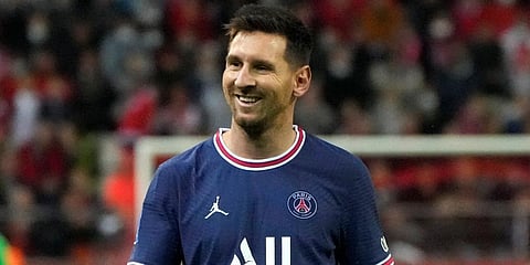 PSG striker Lionel Messi (Photo | AP)