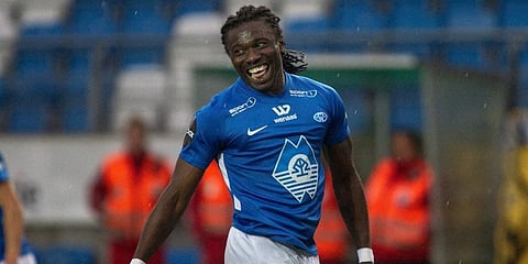 Nigerian striker Daniel Chima (Photo @sc_eastbengal)