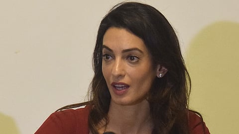 Human rights lawyer Amal Clooney 