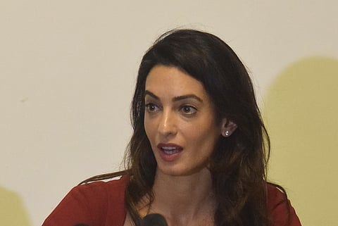 Human rights lawyer Amal Clooney (File Photo | AP)