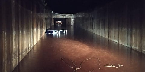 The subway which is over 100 meters long is a nightmare for motorists to travel in the monsoon season, as the drainage system inside the subway fails to clear out the water immediately | ENS