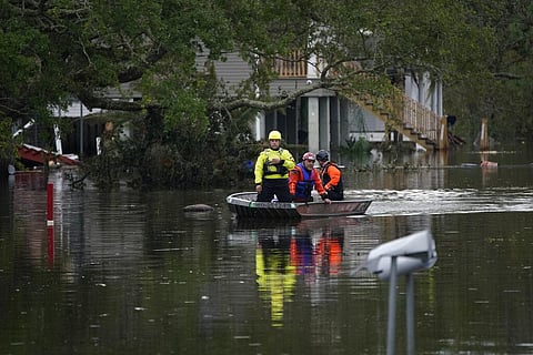 The New York City Fire Department was responding to rescue calls in all five boroughs, a department spokesperson said. (Photo | AP)