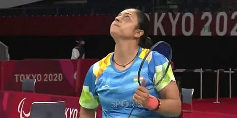 Paralympian Parul Parmar. (Photo | DD Sports screengrab)