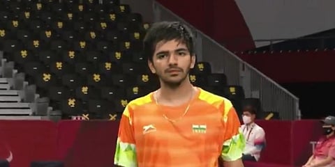 Paralympian Tarun Dhillon. (Photo | DD Sports screengrab)