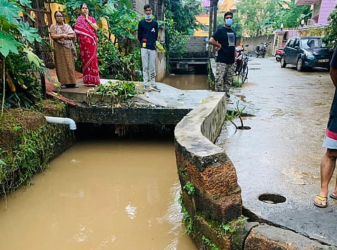 An open drain in Shatabdi Nagar area in Bhubaneswar. (File photo| EPS)